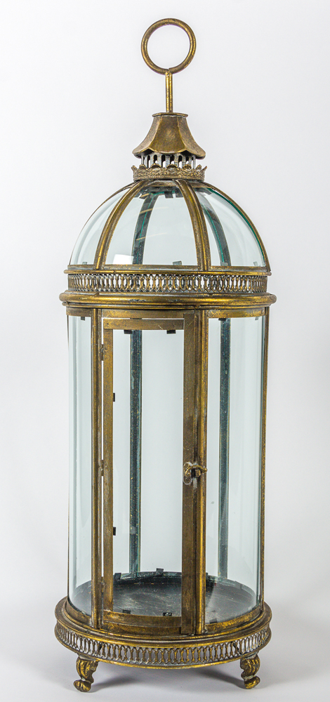 Large brass lantern