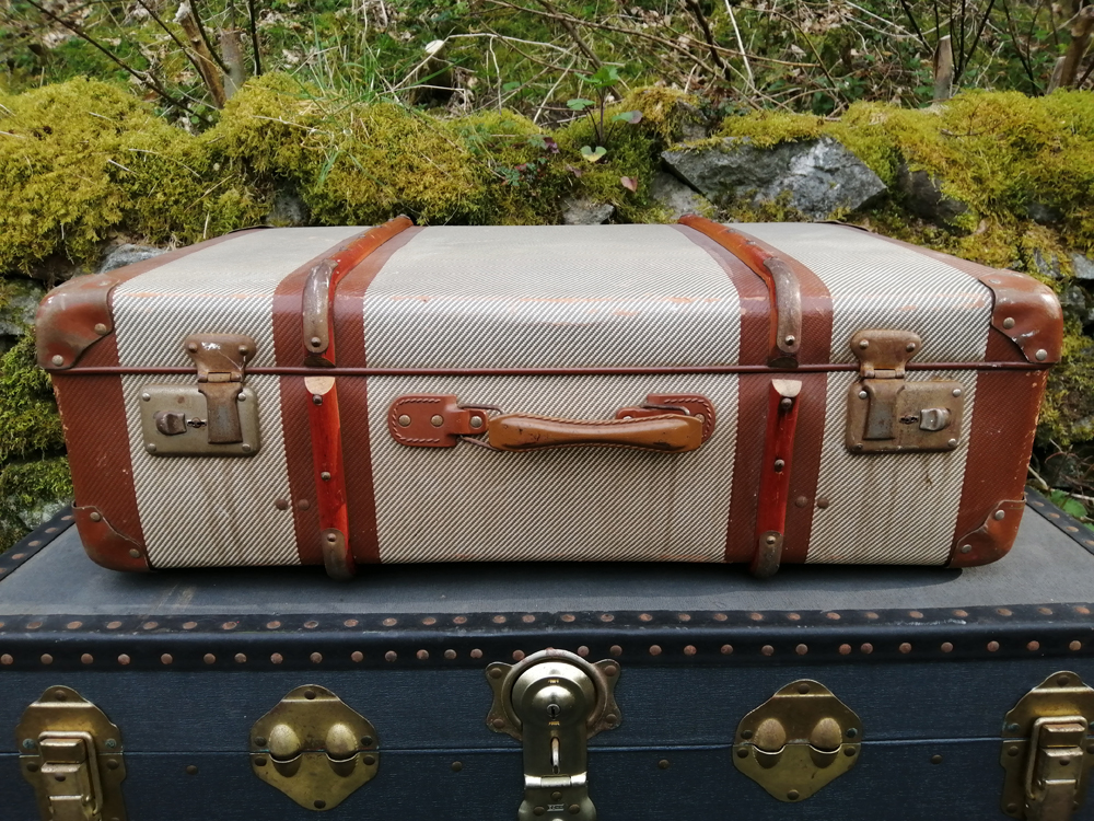 Large Vintage Suitcases - Wilde and Romantic