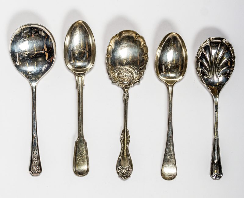 Small Vintage Dessert Spoons